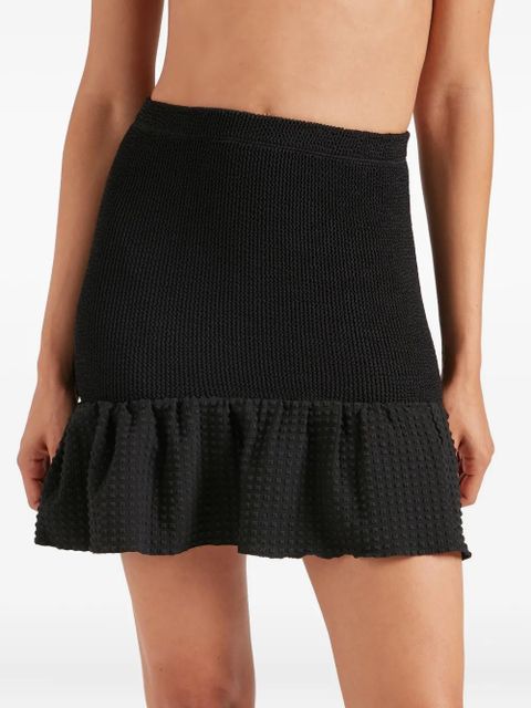Hunza G peplum mini skirt - Black - zdjęcie produktu nr 1