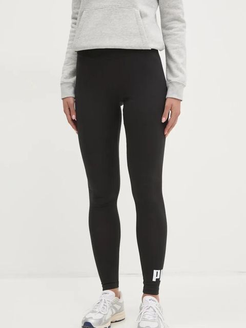 Puma legginsy damskie kolor czarny z nadrukiem 682426
