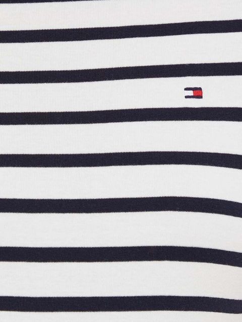 Tommy Hilfiger t-shirt bawełniany damski kolor beżowy WW0WW40587