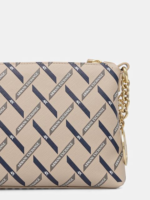 Armani Exchange torebka kolor beżowy XW000399 AF17155