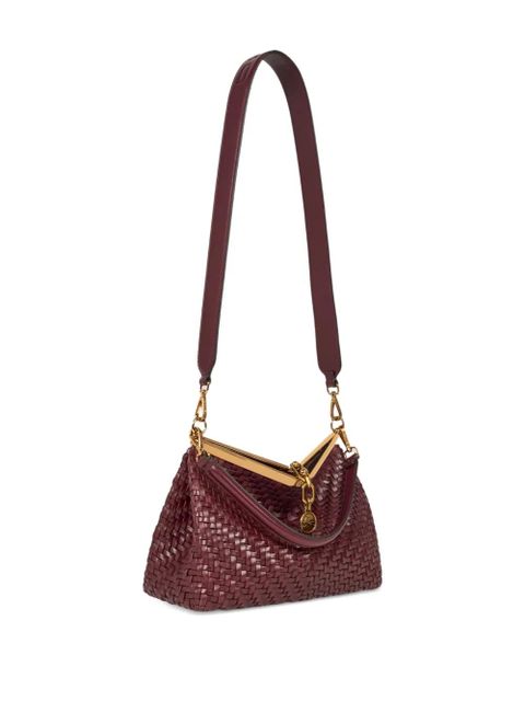ETRO Vela woven leather shoulder bag - Red - zdjęcie produktu nr 2