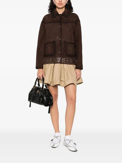 SANDRO cotton skirt - Neutrals