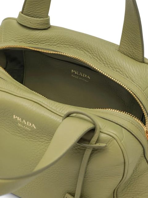 Prada medium leather tote bag - Green