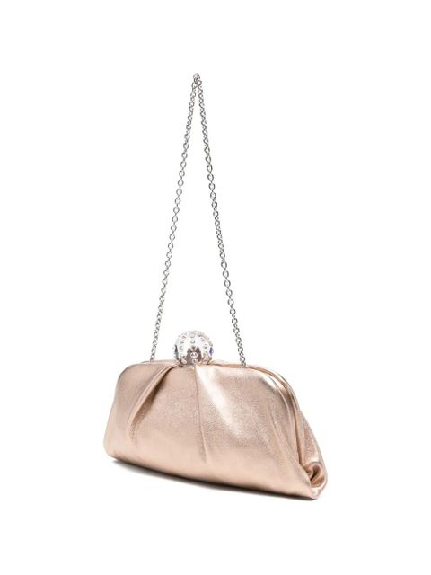 Aquazzura Tequila chain-strap clutch bag - Gold