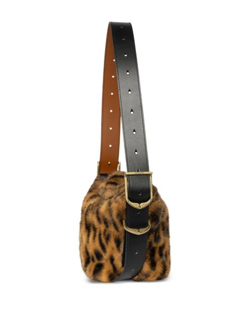 Zadig&Voltaire leopard-print shoulder bag - Brown