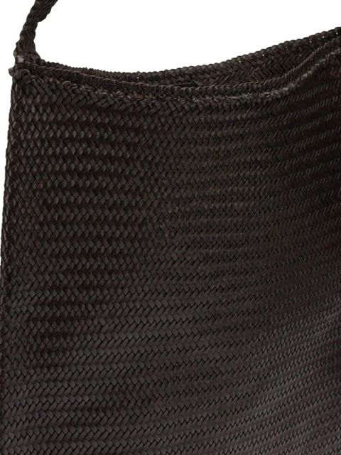 DRAGON DIFFUSION Ars leather tote bag - Brown