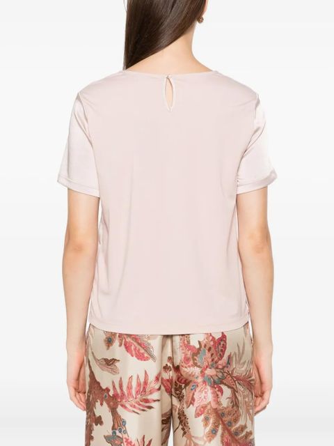 Weekend Max Mara keyhole-neck short-sleeve top - Neutrals