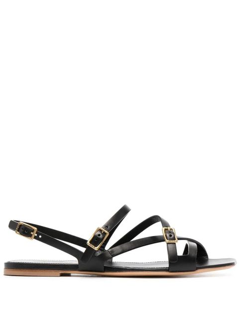 Tod's crossover buckled sandals - Black - zdjęcie produktu nr 1