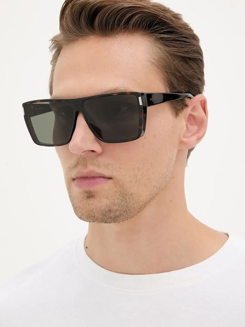 Saint Laurent okulary kolor pomarańczowy SL 756