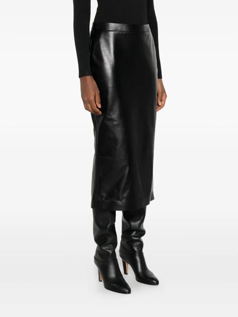 Givenchy leather pencil skirt - Black