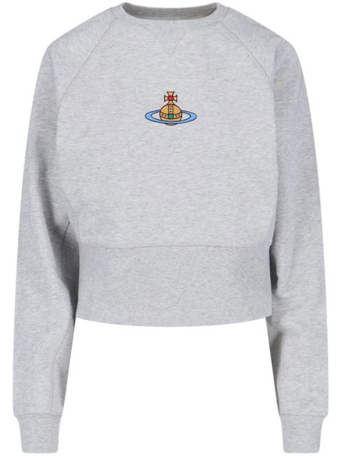 Vivienne Westwood Orb-embroidered sweatshirt - Grey - zdjęcie produktu nr 1