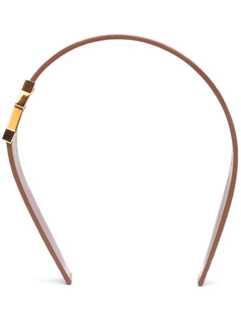 Valentino Garavani VLogo headband - Brown