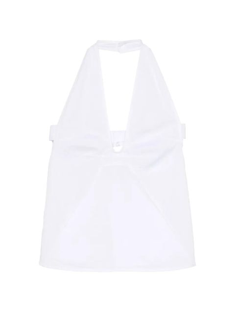 Gimaguas Elise V-neck open-back top - White - zdjęcie produktu nr 1
