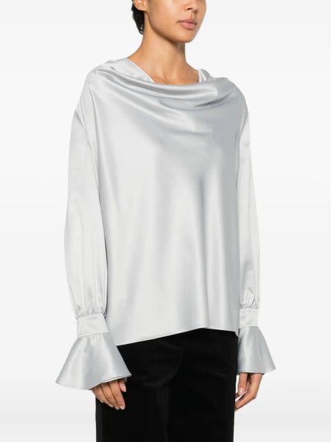 PINKO ruffled blouse - Silver