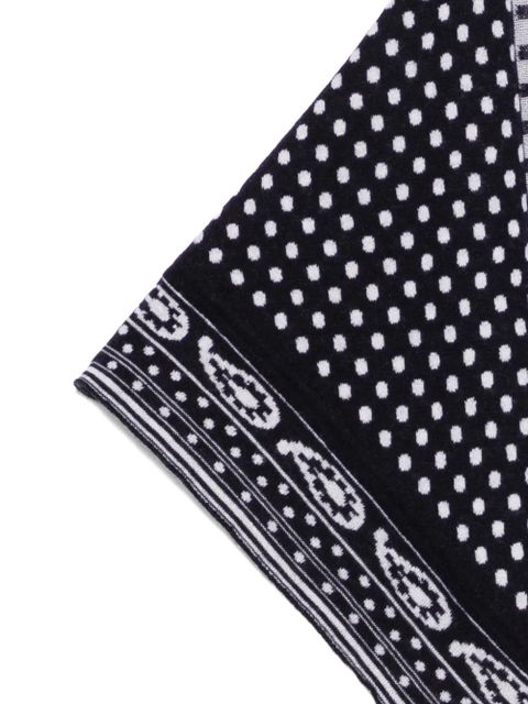 Maje polka-dot bandana scarf - Blue - zdjęcie produktu nr 2