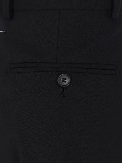 MM6 Maison Margiela deconstructed bermuda shorts - Black