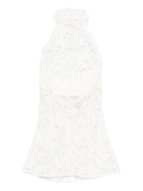 MANURÍ Cherie lace high-neck top - White - zdjęcie produktu nr 1