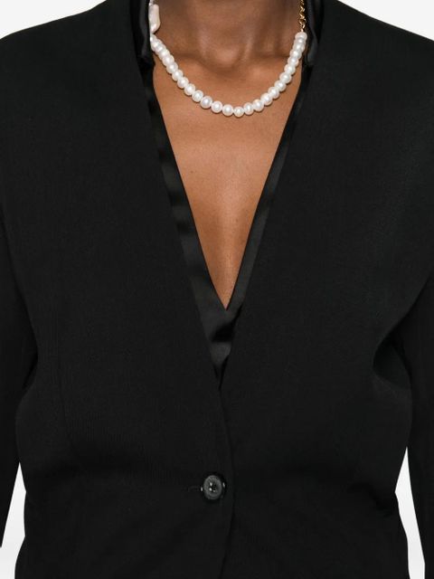 TOTEME Slouch single-button blazer - Black