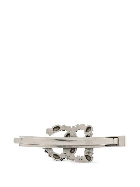 Dolce & Gabbana logo-embellished hair clip - Silver - zdjęcie produktu nr 2