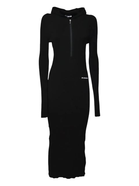 Jil Sander ribbed-knit dress - Black - zdjęcie produktu nr 1