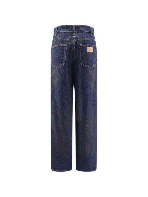 MM6 Maison Margiela faded-effect jeans - Blue - zdjęcie produktu nr 2
