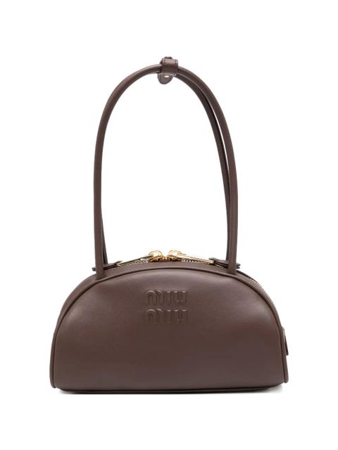 Miu Miu Bauletto embossed tote bag - Brown - zdjęcie produktu nr 1