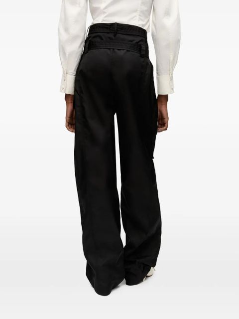 GANNI belted trousers - Black - zdjęcie produktu nr 2