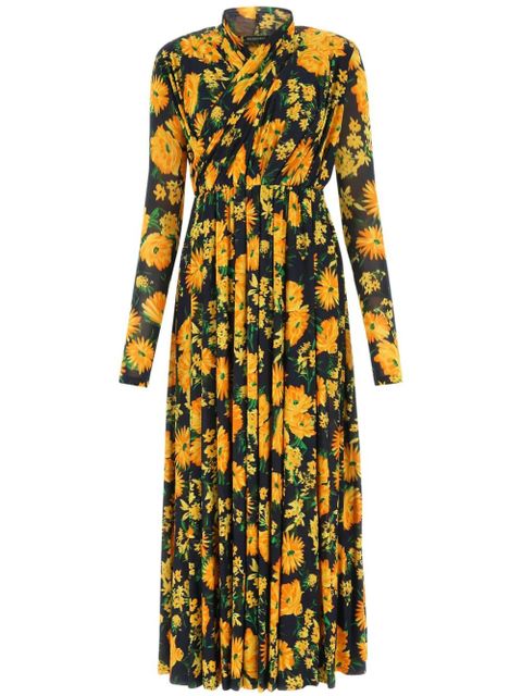 Balenciaga floral-print maxi dress - Yellow - zdjęcie produktu nr 1