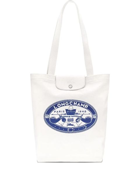 Longchamp medium Le Pliage tote bag - White - zdjęcie produktu nr 1
