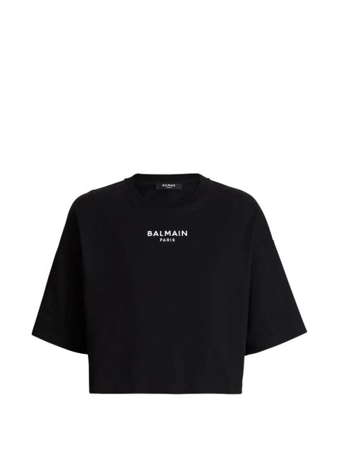 Balmain Balmain Paris embroidered T-shirt - Black - zdjęcie produktu nr 1