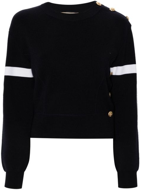 Gucci Interlocking G waffle-knit jumper - Blue
