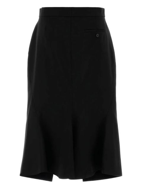 Alexander McQueen wool split-front skirt - Black - zdjęcie produktu nr 2