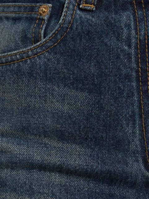 Versace plaque-detailed jeans - Blue