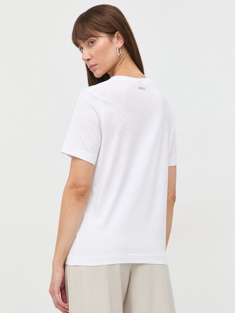 BOSS t-shirt bawełniany Ecosa