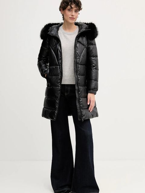 Geox kurtka BACKSIE kolor czarny zimowa W5628H T3121 - zdjęcie produktu nr 2