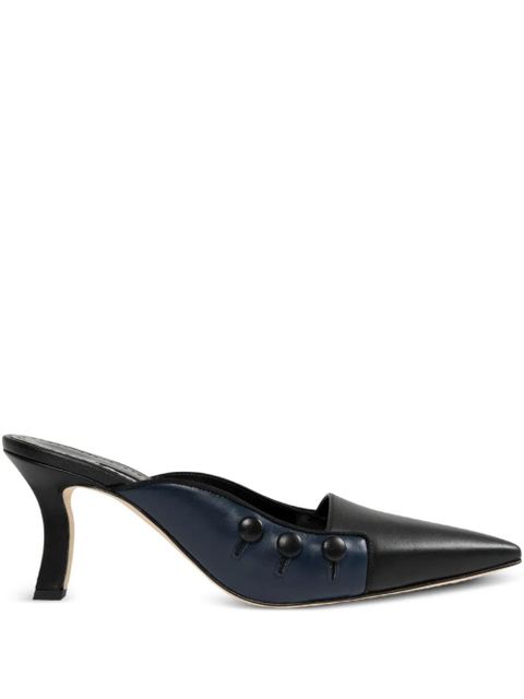 Manolo Blahnik 70mm Stateira mules - Blue - zdjęcie produktu nr 1