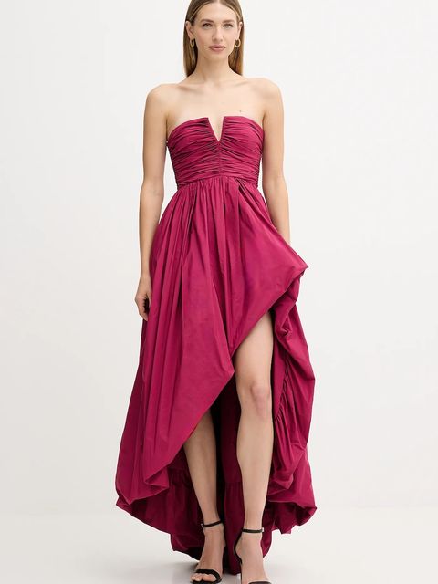 Pinko sukienka kolor różowy mini rozkloszowana 105537 Y3LE - zdjęcie produktu nr 2