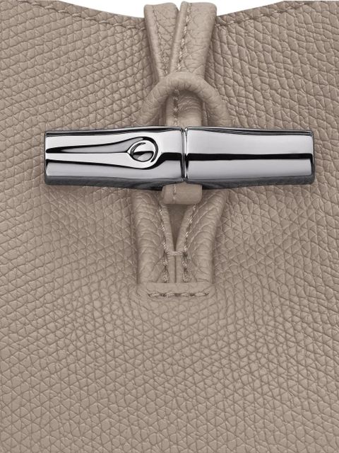 Longchamp small Le Roseau bucket bag - Neutrals