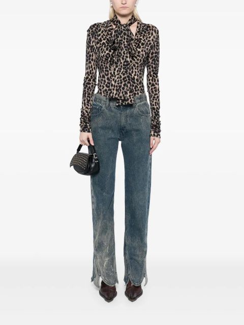 Blumarine Animalier-print blouse - Brown - zdjęcie produktu nr 2