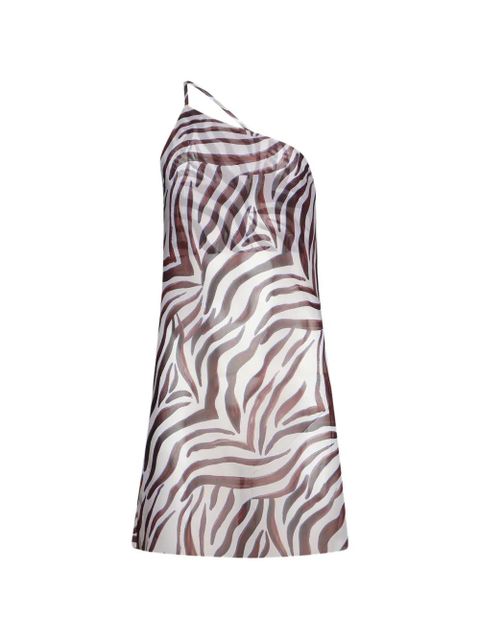 Bond-eye Amelia one-shoulder mini dress - Neutrals - zdjęcie produktu nr 1