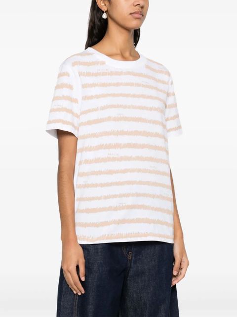 Marni Scribble Stripes T-shirt - White
