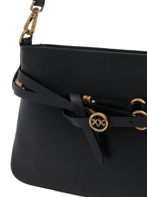 PINKO logo-detail shoulder bag - Black