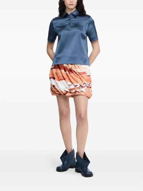 JW Anderson satin polo shirt - Blue - zdjęcie produktu nr 2