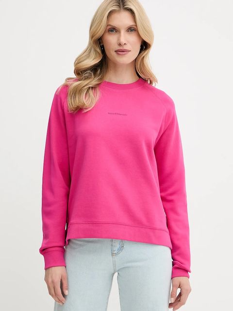Marc O'Polo bluza bawełniana damska kolor różowy gładka 5000007104 - zdjęcie produktu nr 1