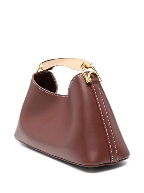 Elleme mini Boomerang tote bag - Brown