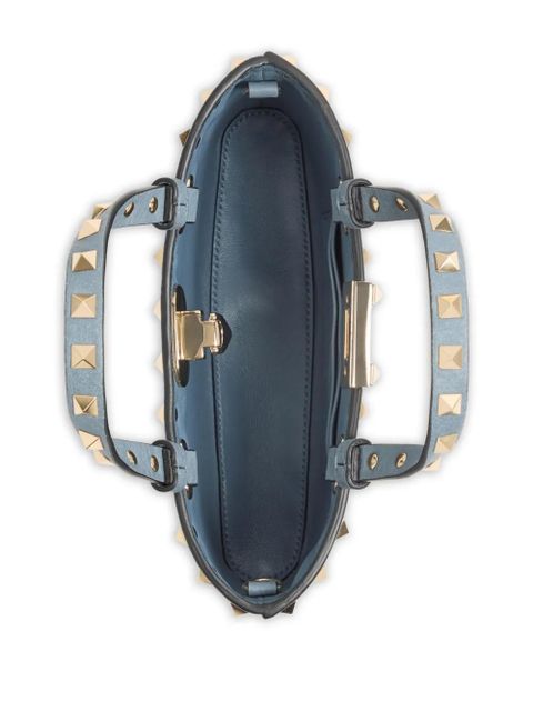 Valentino Garavani mini Rockstud tote bag - Blue