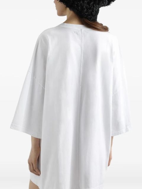 Dolce & Gabbana guitar-rose print T-shirt - White