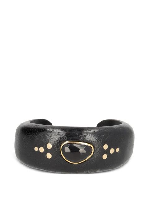 ISABEL MARANT stone-embellished bracelet - Black - zdjęcie produktu nr 1