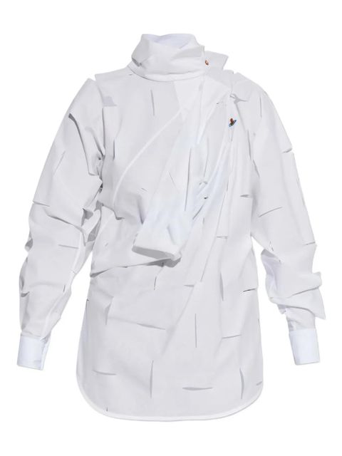 Vivienne Westwood cut-out roll-neck top - White - zdjęcie produktu nr 1