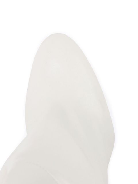 Proenza Schouler Spike leather knee-high boots - White